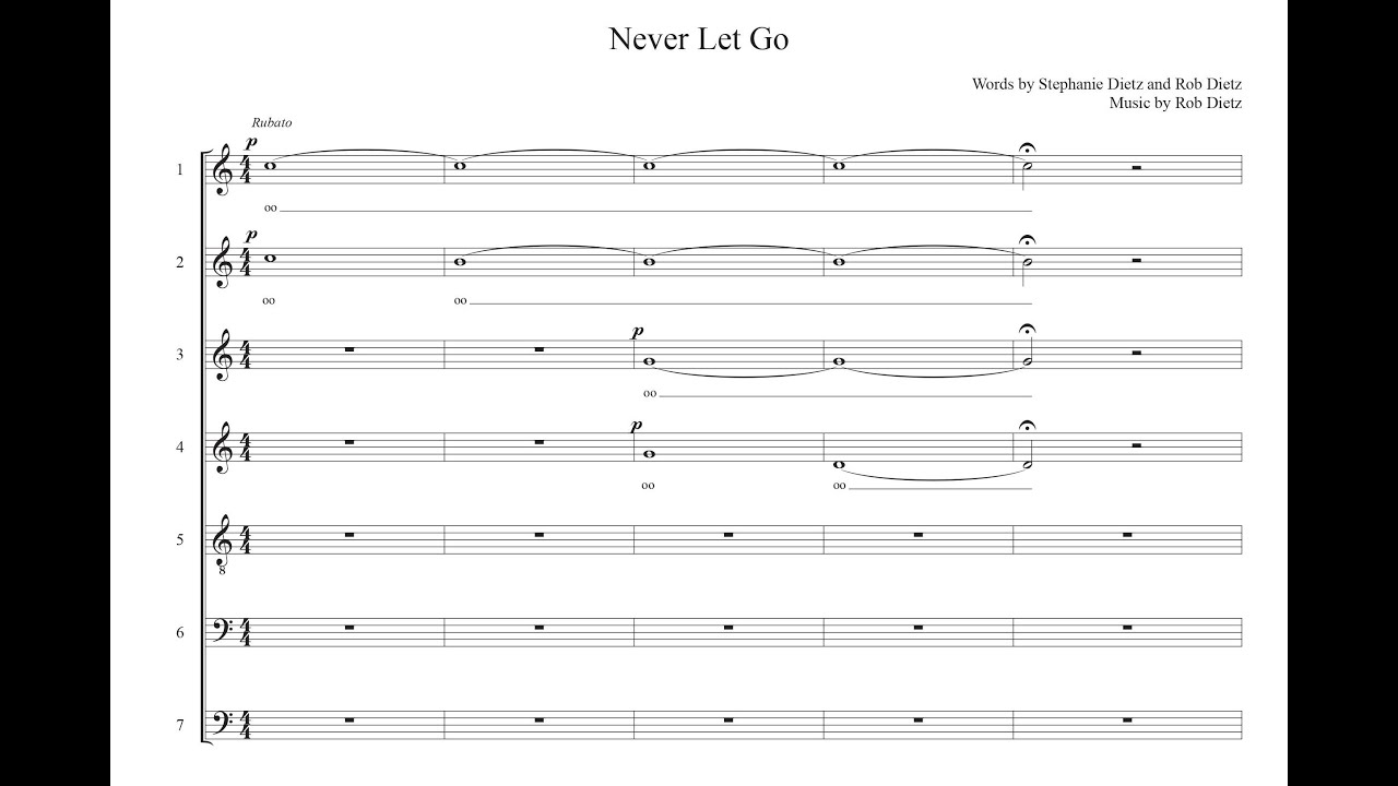 Never Let Go | Rob Dietz - Score and Sound