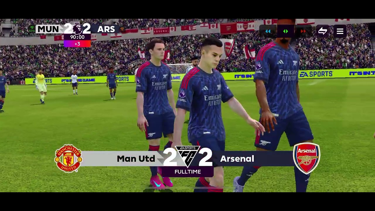 THE MOST ENTERTAINING MAN UNITED VS ARSENAL MATCH IN THE HISTORY OF FC26 MOBILE