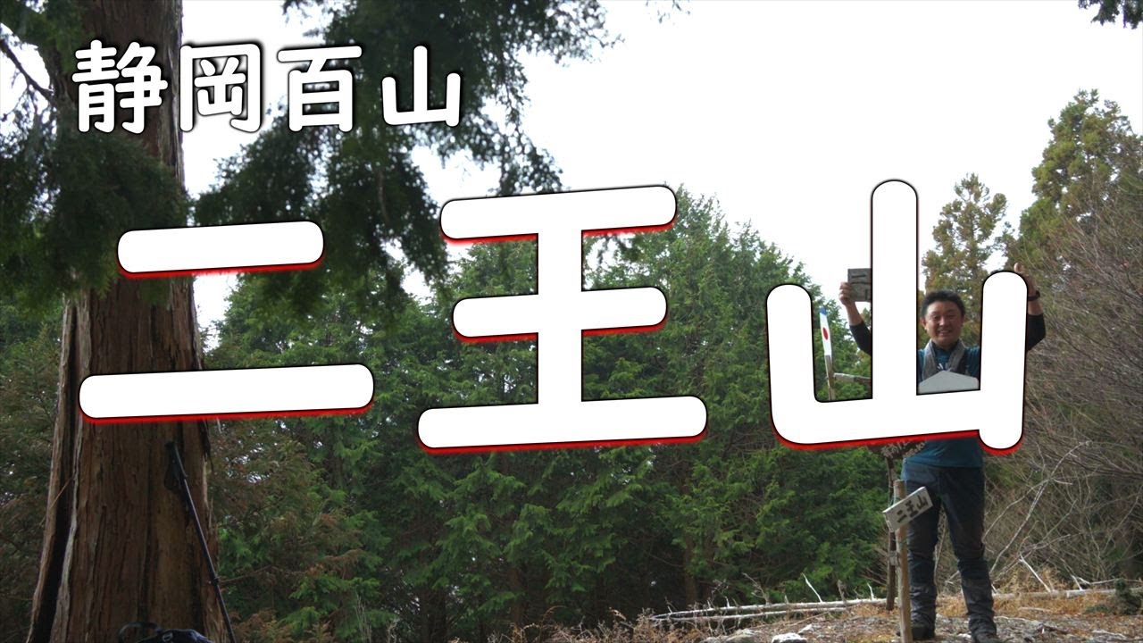 静岡百山４５【 二王山 】トレーニングに最適？気持ち良い山歩き【ソロ登山】静岡県湯の森