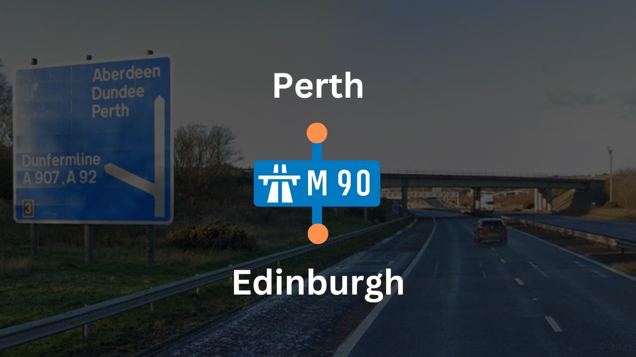 M90 Dashcam Full Length Journey (Edinburgh - Perth)