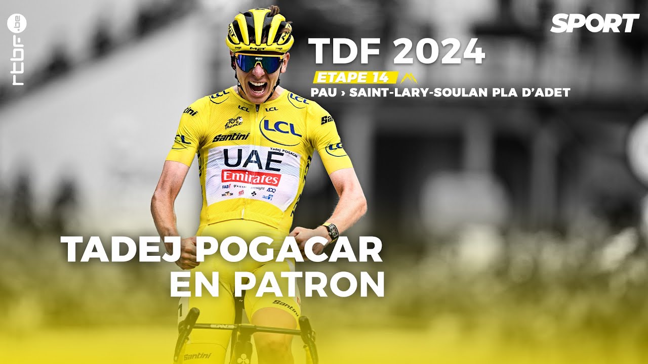 Tadej Pogacar s'impose en patron sur la 14&egrave;me &eacute;tape du Tour de France : R&eacute;sum&eacute;