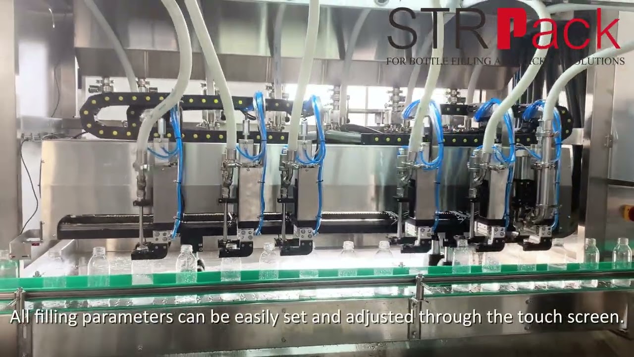 Automatic 6-Head Continuous Motion Tracking Gear Pump Filling Machine for Personal Care Products