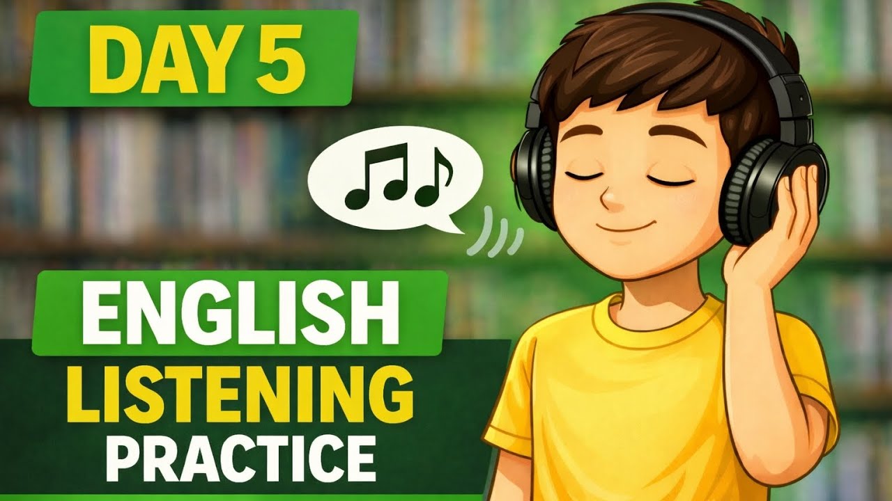 Simple English Listening Practice |A Bus Ride|Day 5 