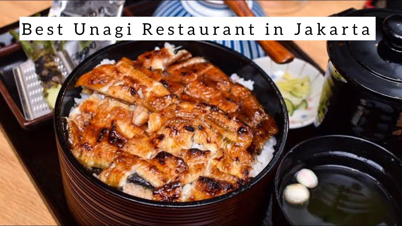 Live cooking unagi @Manman Unagi Restaurant, Jakarta
