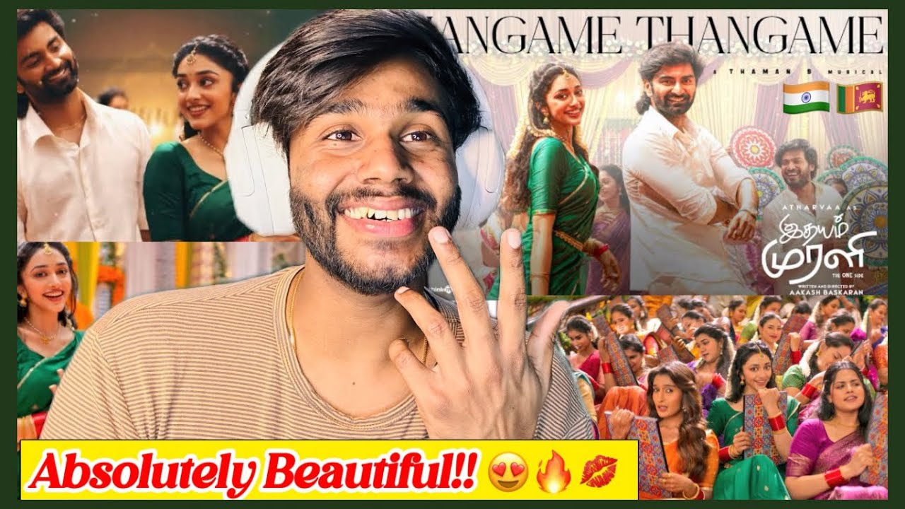 Thangame Thangame Song REACTION | Idhayam Murali | Atharvaa | Preity Mukundhan | Thaman S