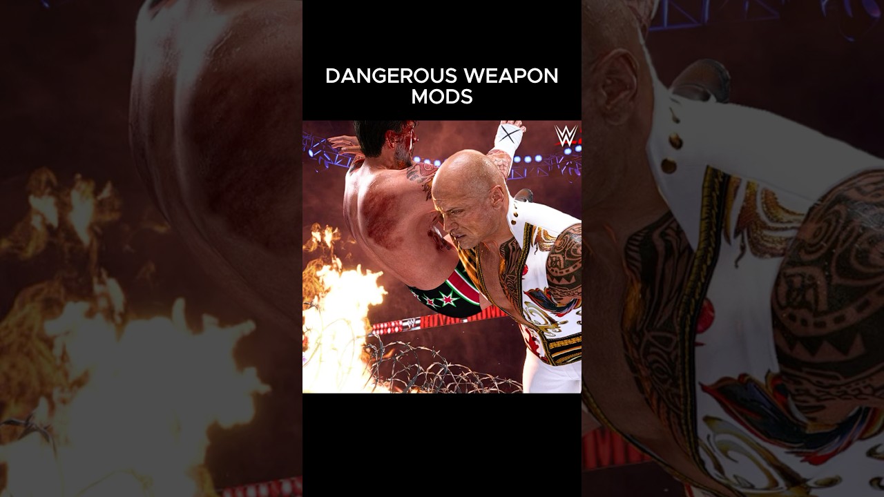 WWE 2K25 Dangerous Weapon Mods!