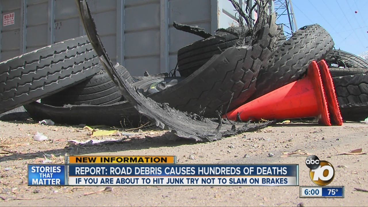 Report: Road debris to blame for crashes, deaths