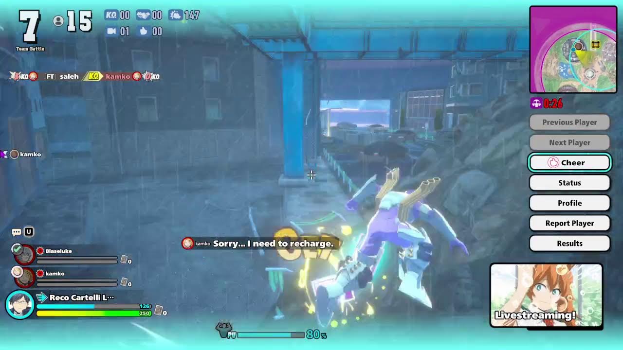 My hero Ultra Rumble with Reco and Kamko