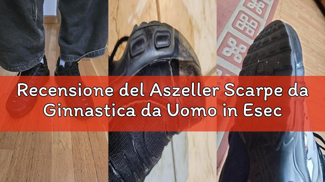 Recensione del Aszeller Scarpe da Ginnastica da Uomo in Esecuzione alla Moda con Cuscino d'Aria Casu