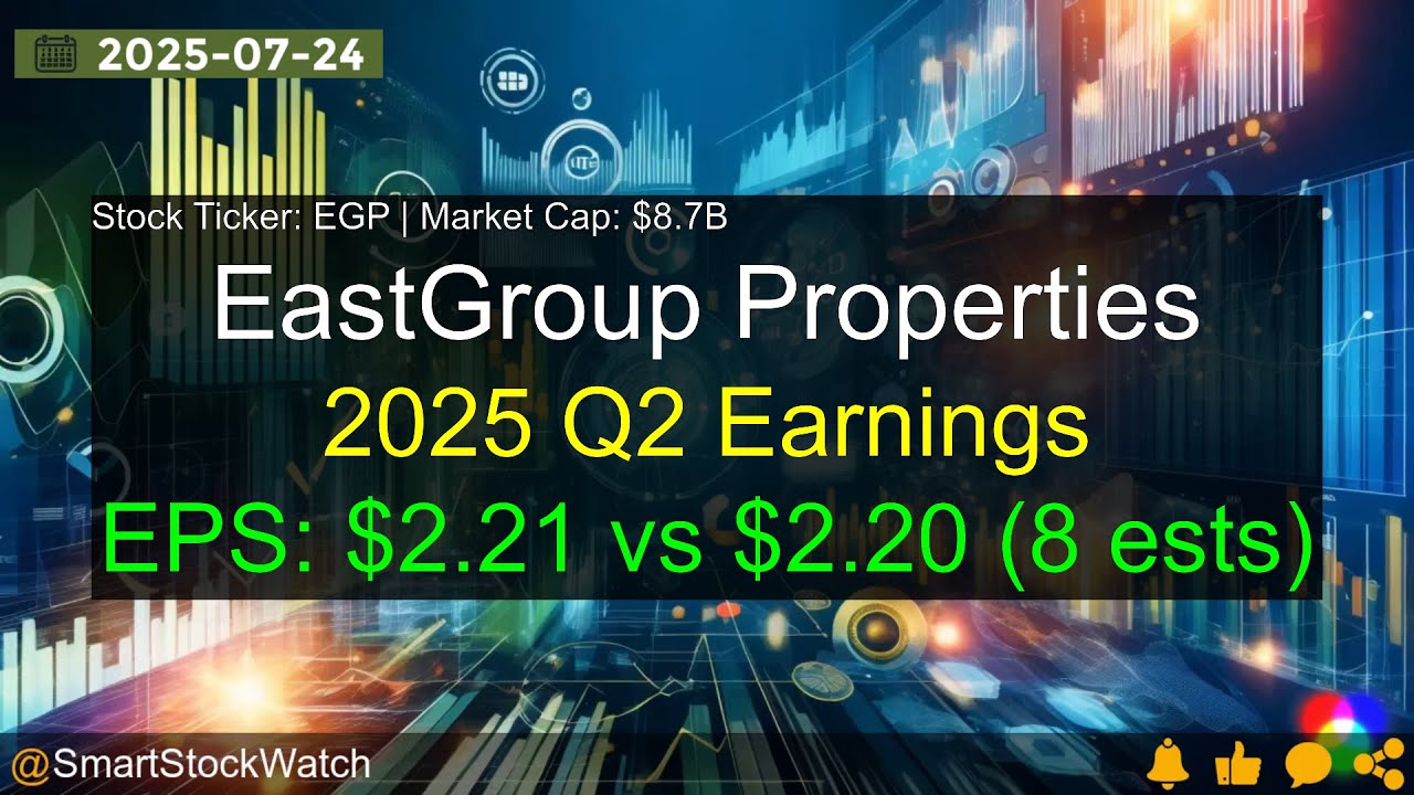 EastGroup Properties (EGP|$8.7B) - 2025 Q2 Earnings Analysis