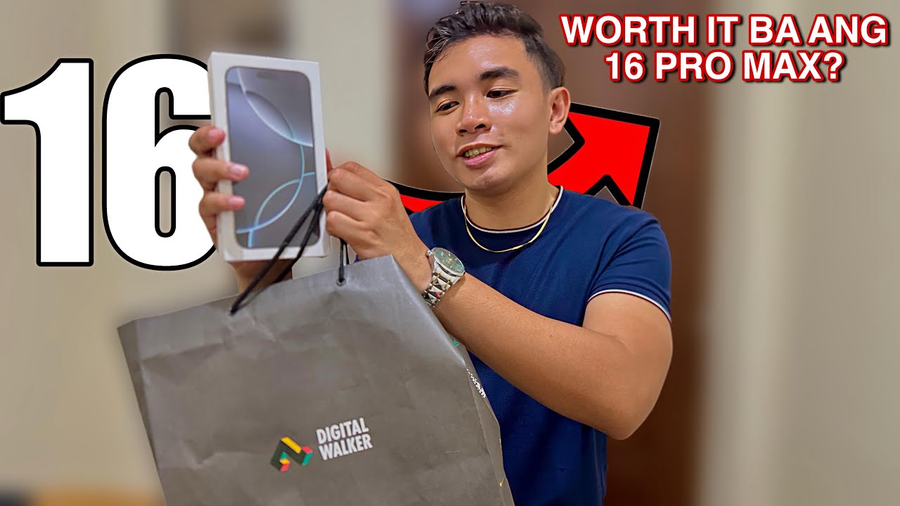BUMILI AKO NG IPHONE 16 PRO MAX: WORTH IT BA O SAYANG SA PERA? | UNBOXING IPHONE AND  REVIEW!