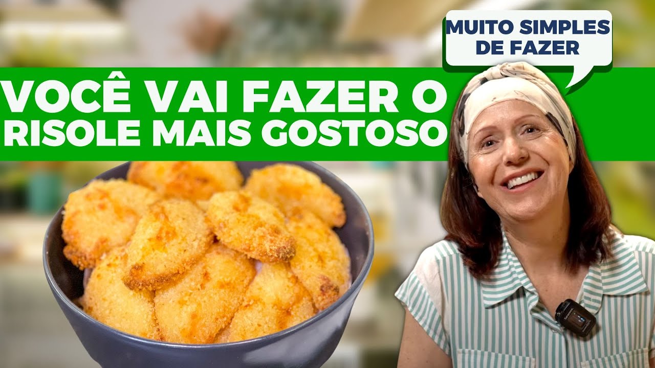 Risoles mais fácil do mundo! SEM GLÚTEN e Vegano