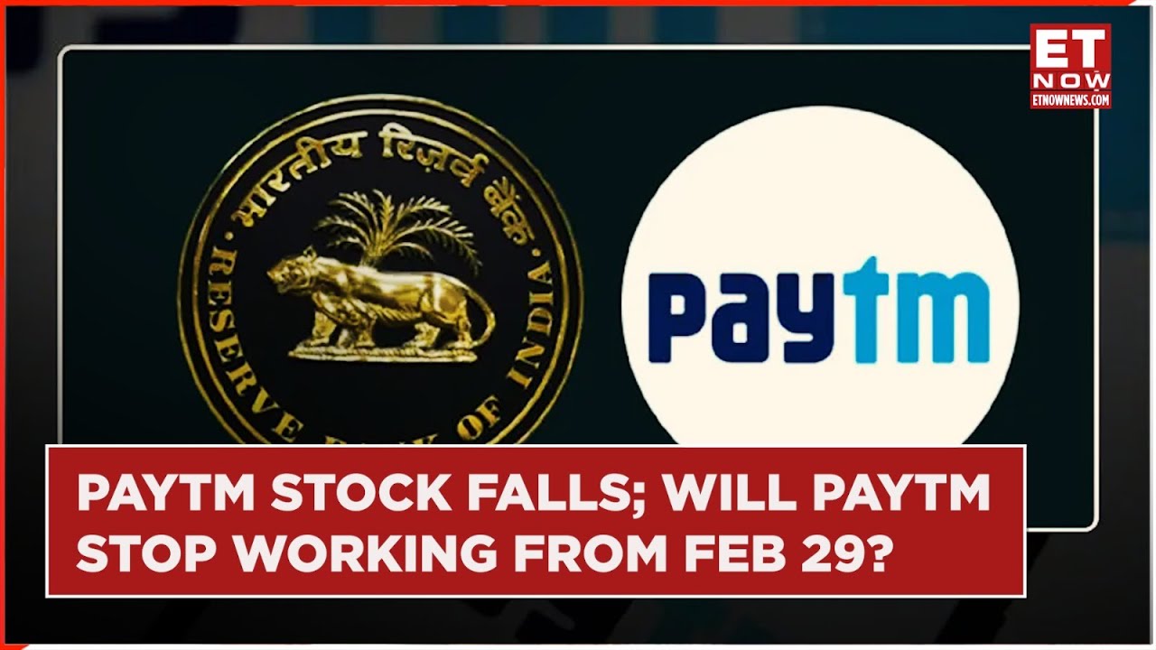 Paytm Stock Crashes 20% After RBI's Ban On Paytm Payments Bank: Impact On Customers | Paytm | RBI