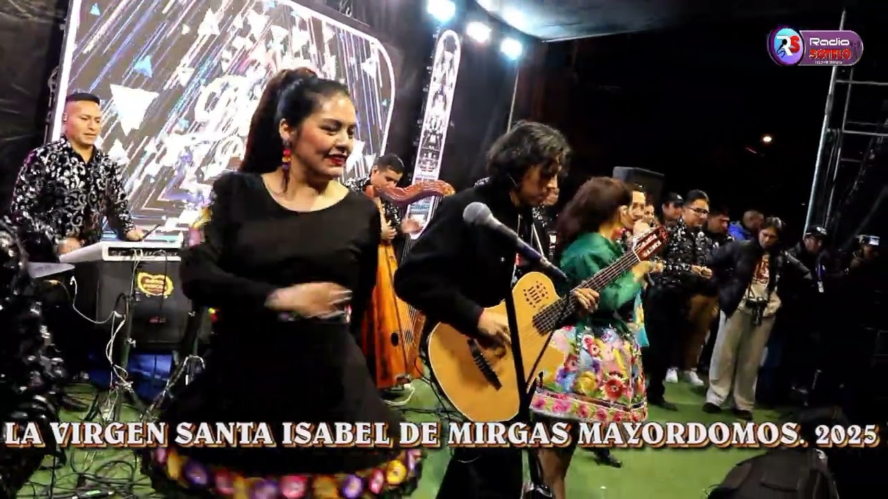 DINA PAUCAR EN  LA FIESTA PATRONAL DEL DISTRITO DE MIRGAS 2025