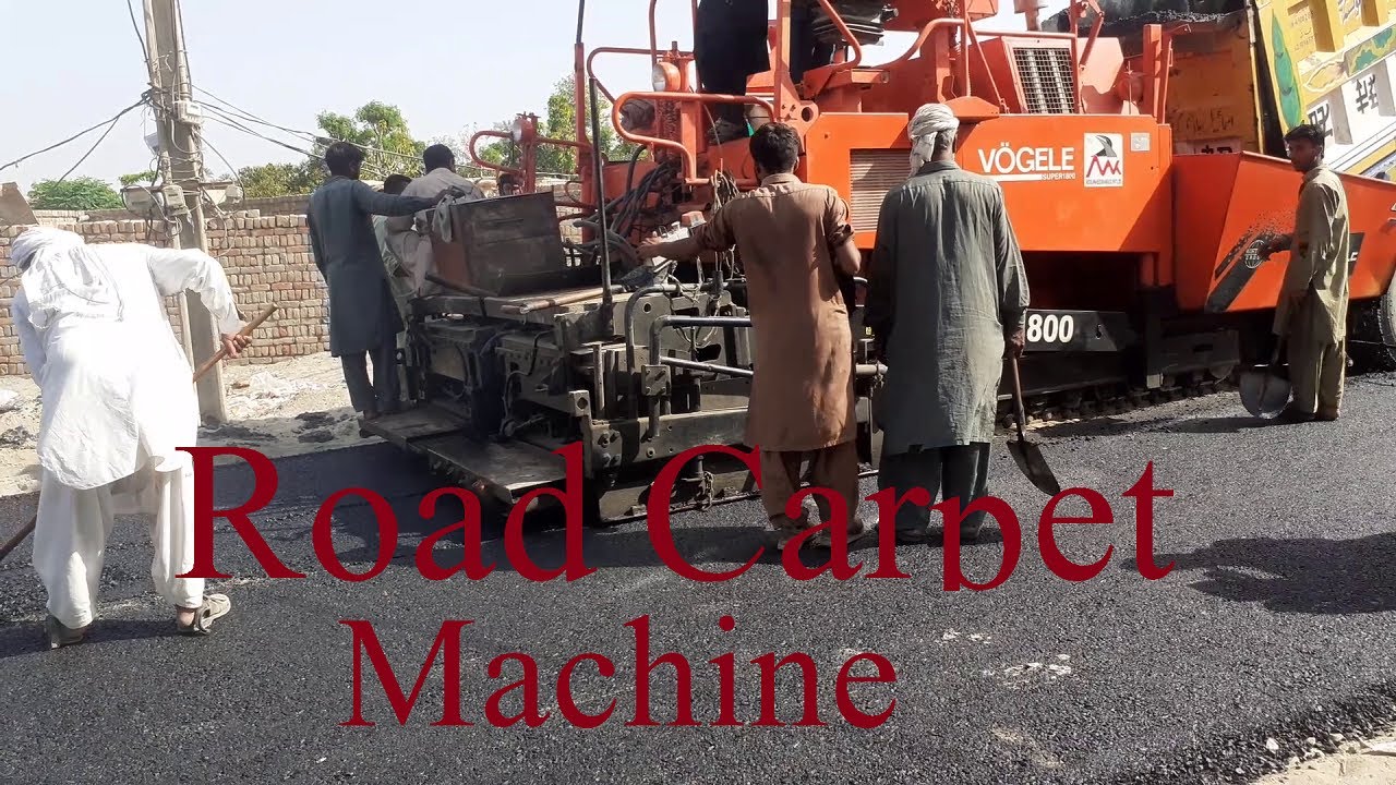 Carpet Road Construction In Janubi Punjab Pakistanll Carper Road Making Machine In Pakistan