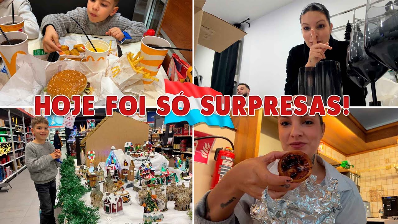 UM DIA CHEIO DE SURPRESAS NO LUXEMBURGO! 🎁😍