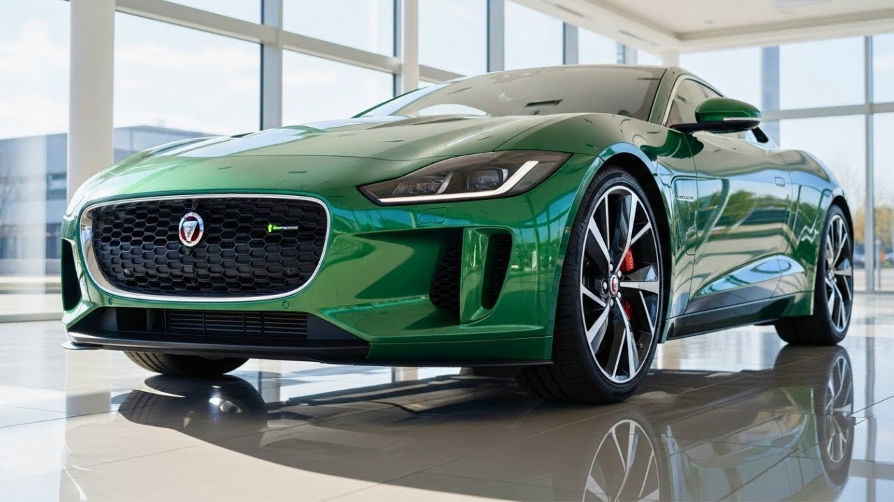2026 Jaguar Electric GT Revealed ⚡ British Racing Green Luxury EV with 1000+ HP!