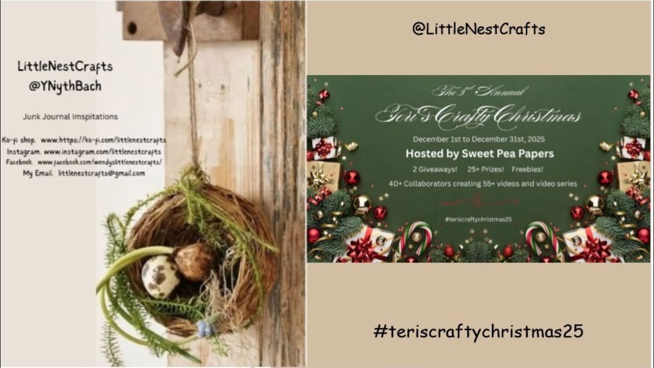 #teriscraftychristmas25  - Mini Window Pockets