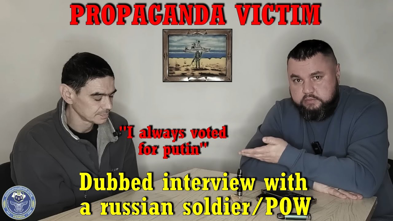 [Dubbed] Propaganda victim who loves Soviet Union. An interview with a russian soldier-POW