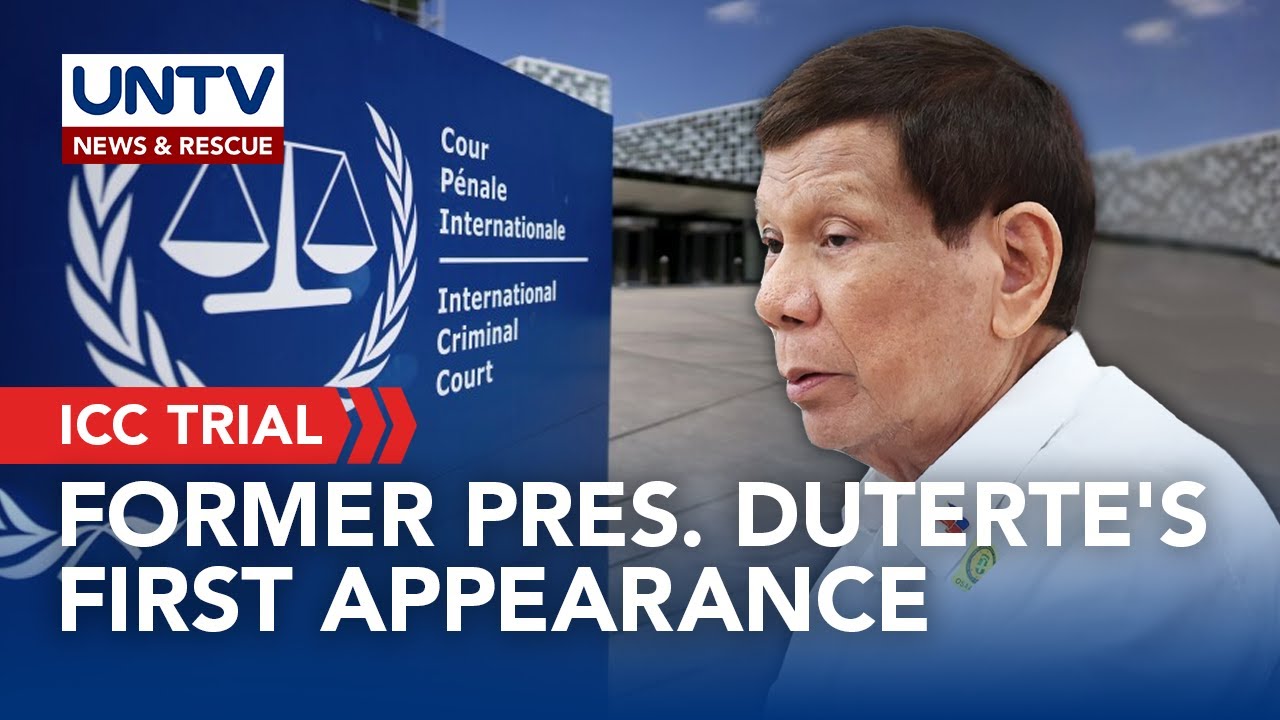 ICC PRE-TRIAL: Ex-Pres. Rodrigo Duterte's initial appearance before the ICC, March 14, 2025