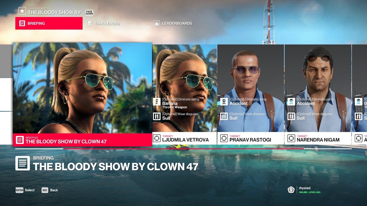Hitman 2 - Featured Contract: The Bloody Show by Clown 47 (SA,SO)