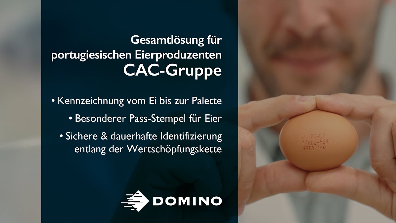Vom Ei bis zur Palette: Domino Codierlösungen im Einsatz bei der CAC-Gruppe | Domino Deutschland
