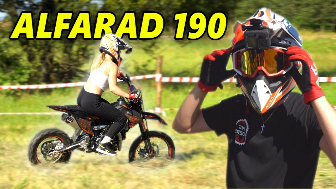 JEJ PIERWSZY RAZ NA 190! I TESTUJEMY CHIŃSKIE PITBIKE😵