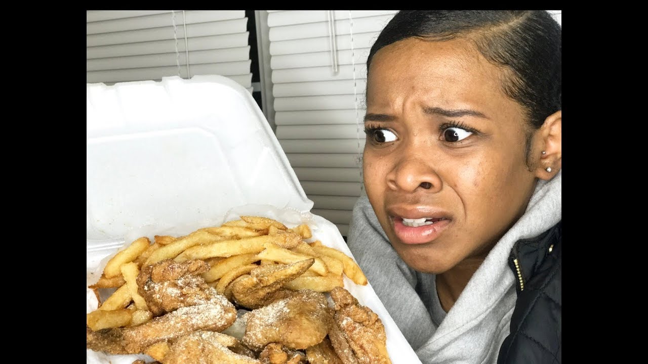 First Time Eating JJ's Fish & Chicken (FUNNY REACTION)