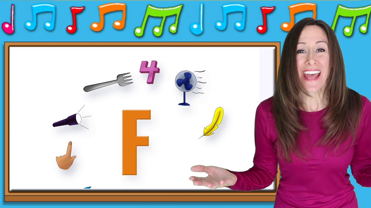 Phonics | The Letter F (Official Video) Signing for Babies ASL | Letter Sounds F | Patty Shukla