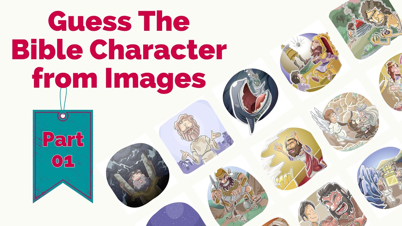 Guess The Bible Characters From Pictures | Bible Game | Part 01