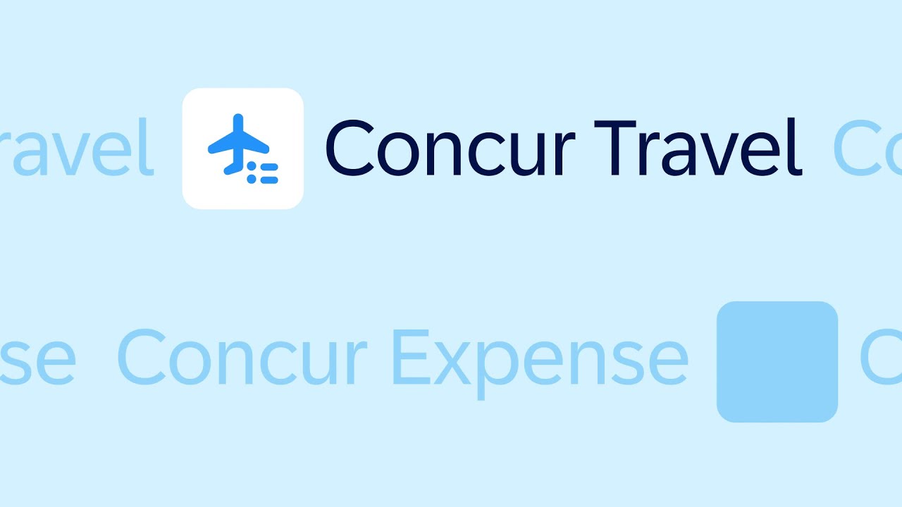 Concur Travel & Expense Demo Video