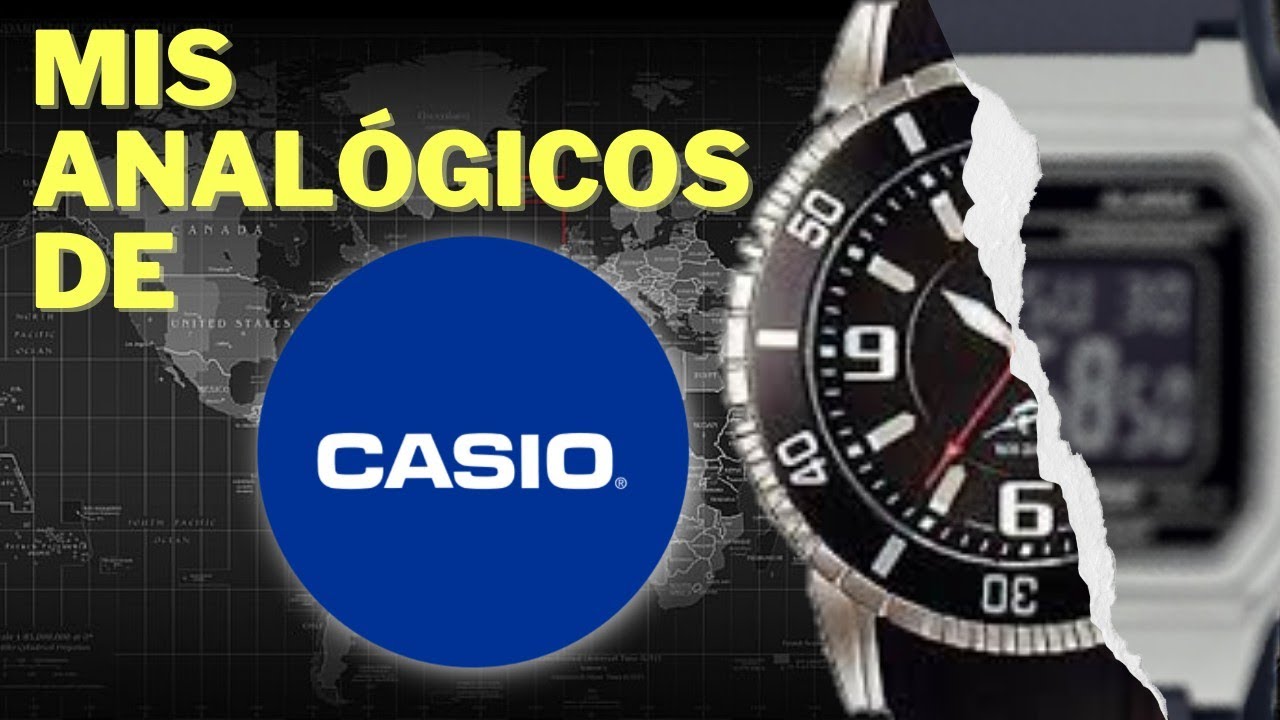 Relojes analógicos de Casio.. más allá de lo digital