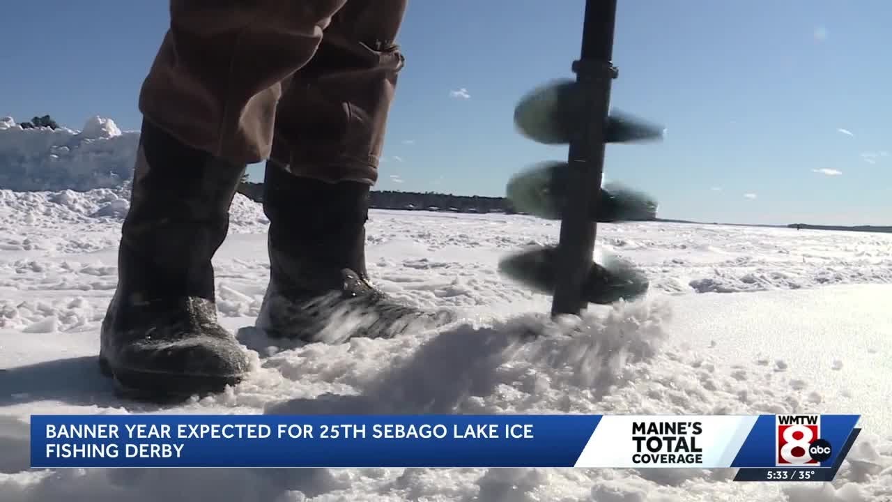 Banner year expected for 25th annual Sebago Lake Ice Fishing Derby