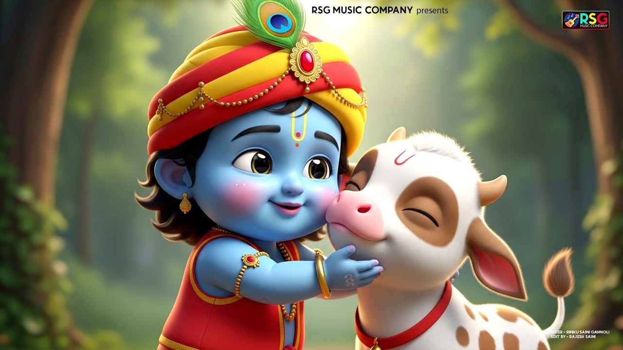 Choti Choti Gaiya, Chote Chote Gwal | छोटी छोटी गैया | #Little Krishna Bhajan - Krishna Bal Leela