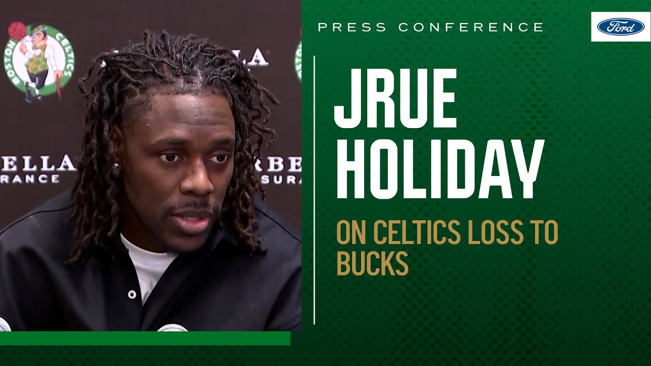PRESS CONFERENCE: Jrue Holiday on loss to Bucks, returning to Milwaukee
