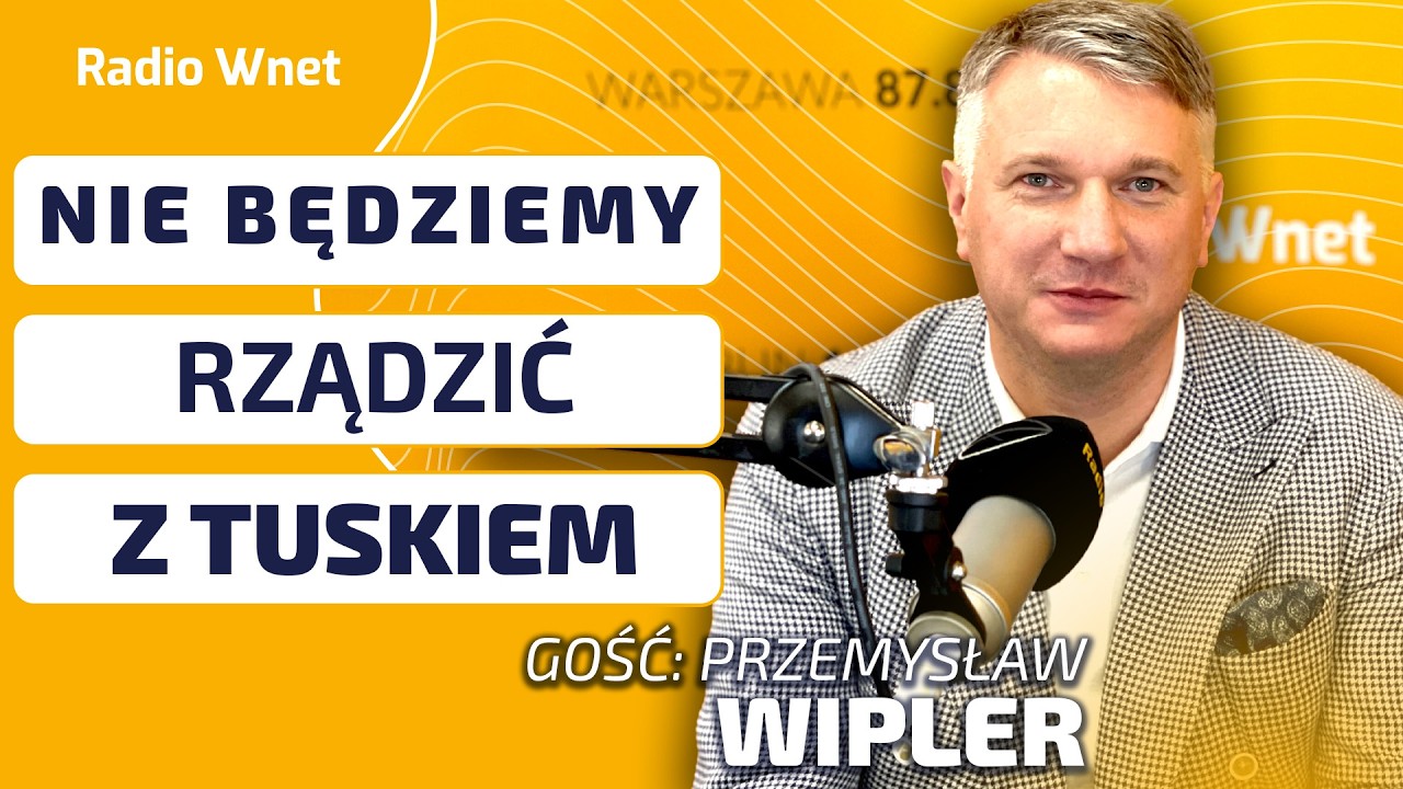 Wipler: NIE BĘDZIEMY rządzić z koalicją Tuska. Premier zjadł przystawki. PSL i Lewicy nie będzie