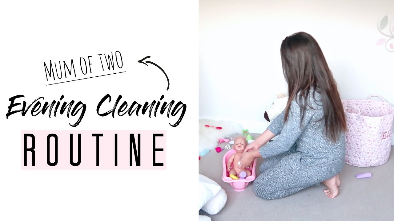 EVENING CLEANING ROUTINE OF A MUM/MOM OF 2 BABIES | Mama Reid
