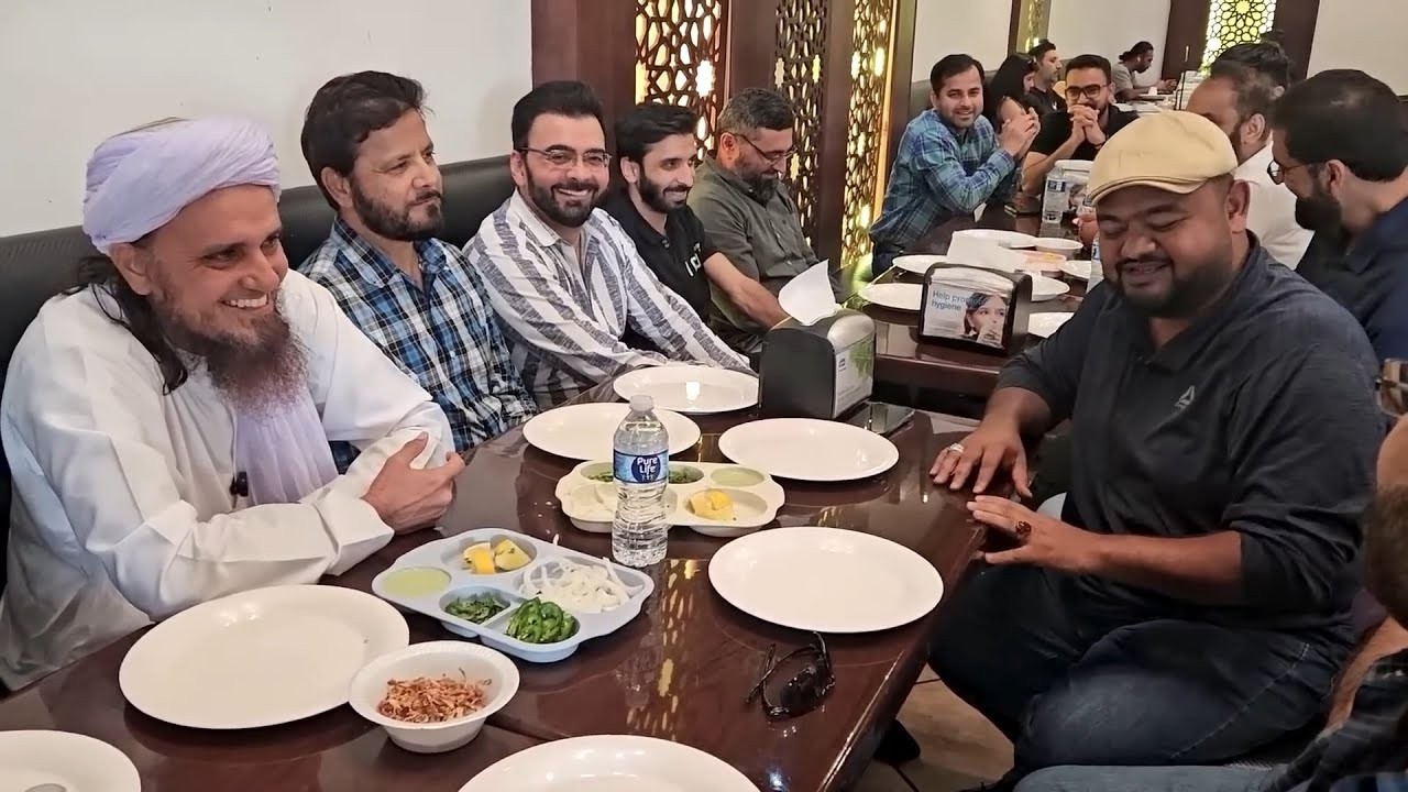 Mufti Tariq Masood Sahab Ki Dawat | USA Vlogs | Islamic Group