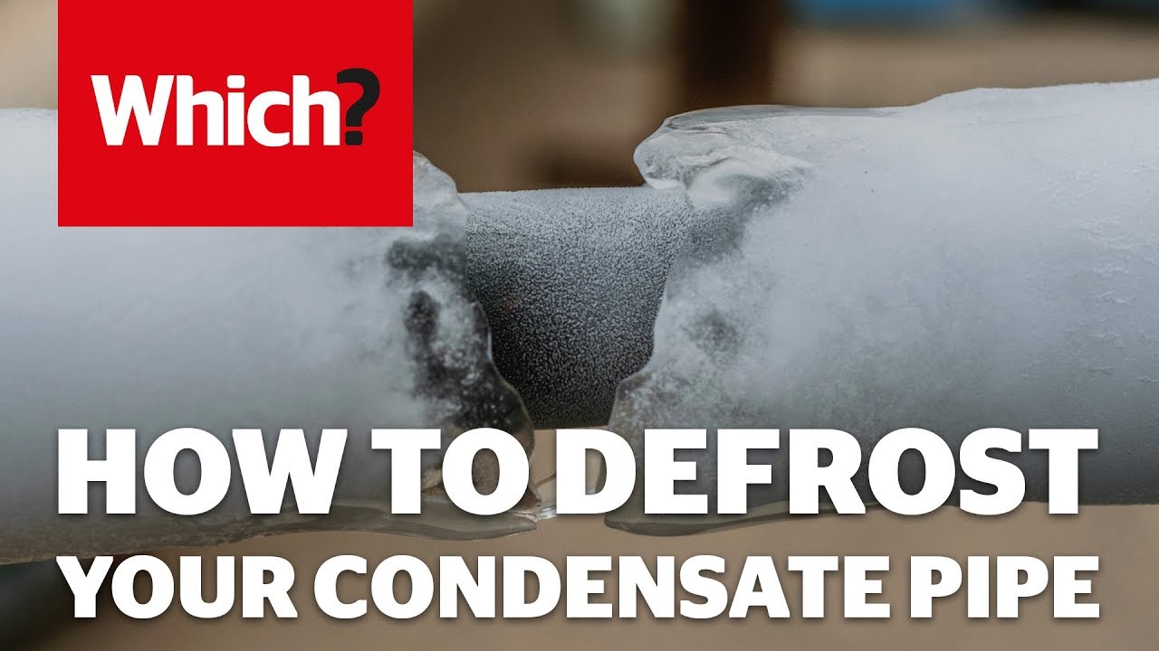How to defrost your condensate pipe