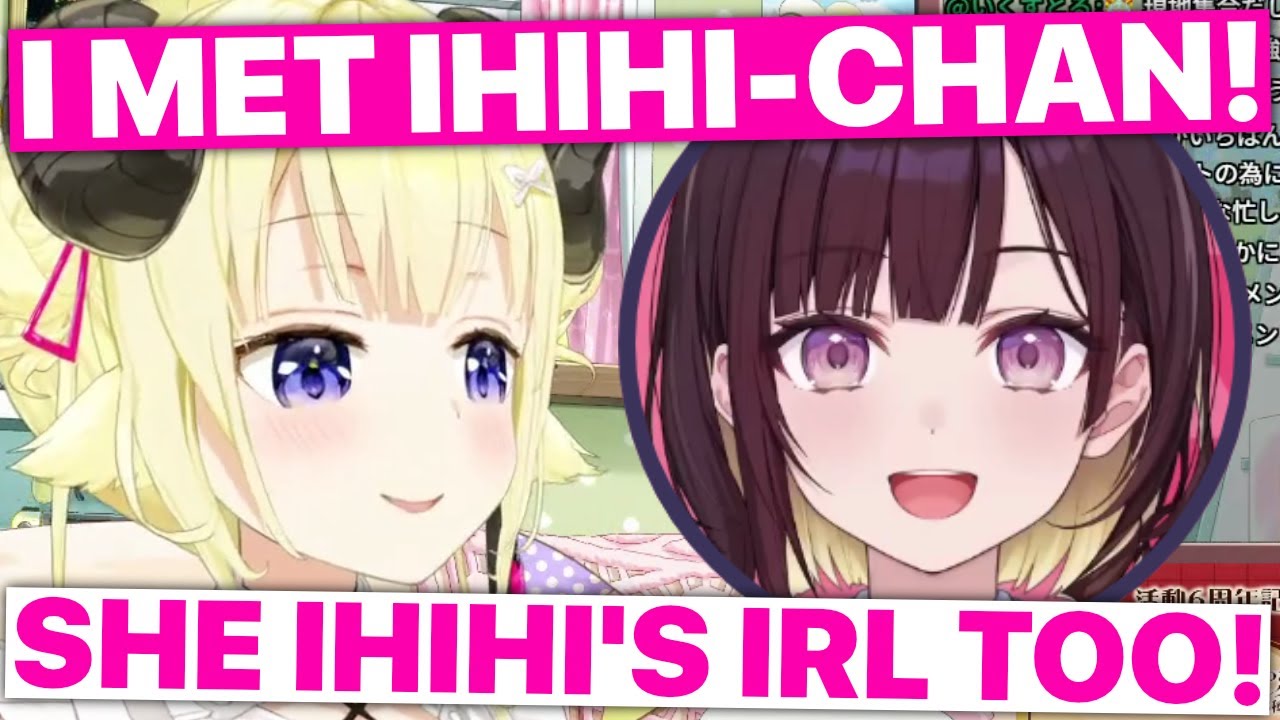 Watame Met Ihihi-chan In Person; Actually Laughs 