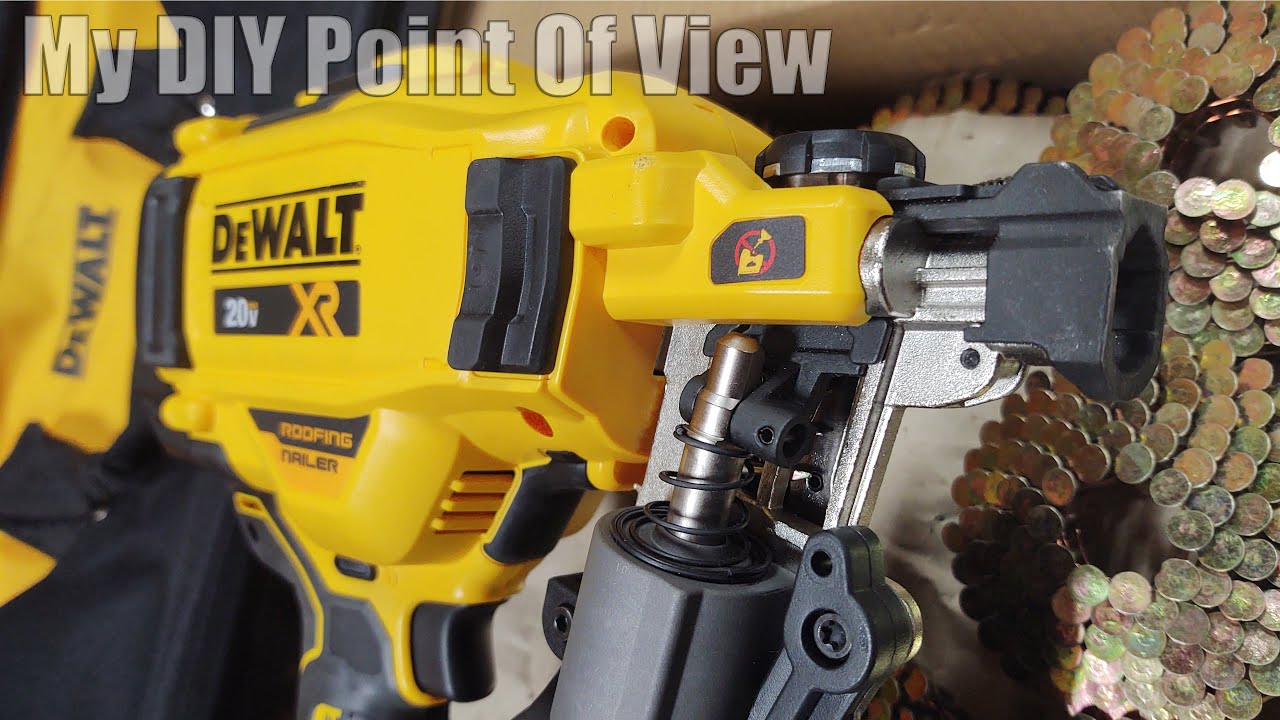DIY Review: DEWALT XR 20V 15° Cordless Coil Roofing Nailer Kit DCN45RND1