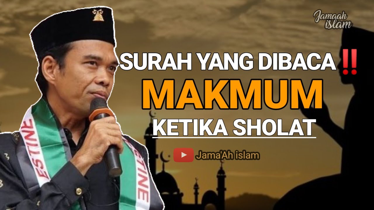 SURAH YANG DIBACA MAKMUM SAAT SHOLAT DHUHUR & ASHAR ‼️ Tanya Jawab Ustadz Abdul Somad