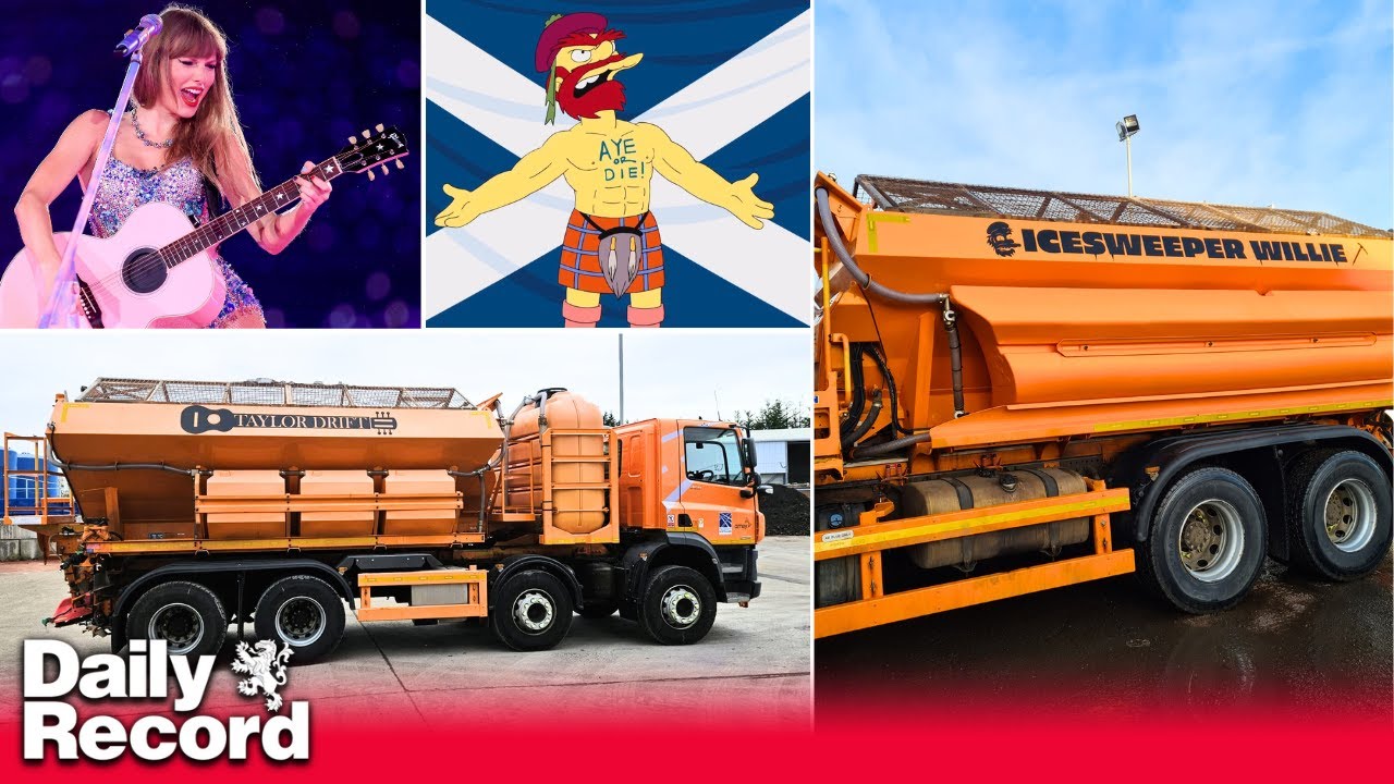Gritters in Scotland have the best names as Kevin Fridges and Taylor Drift join road-clearing fleet