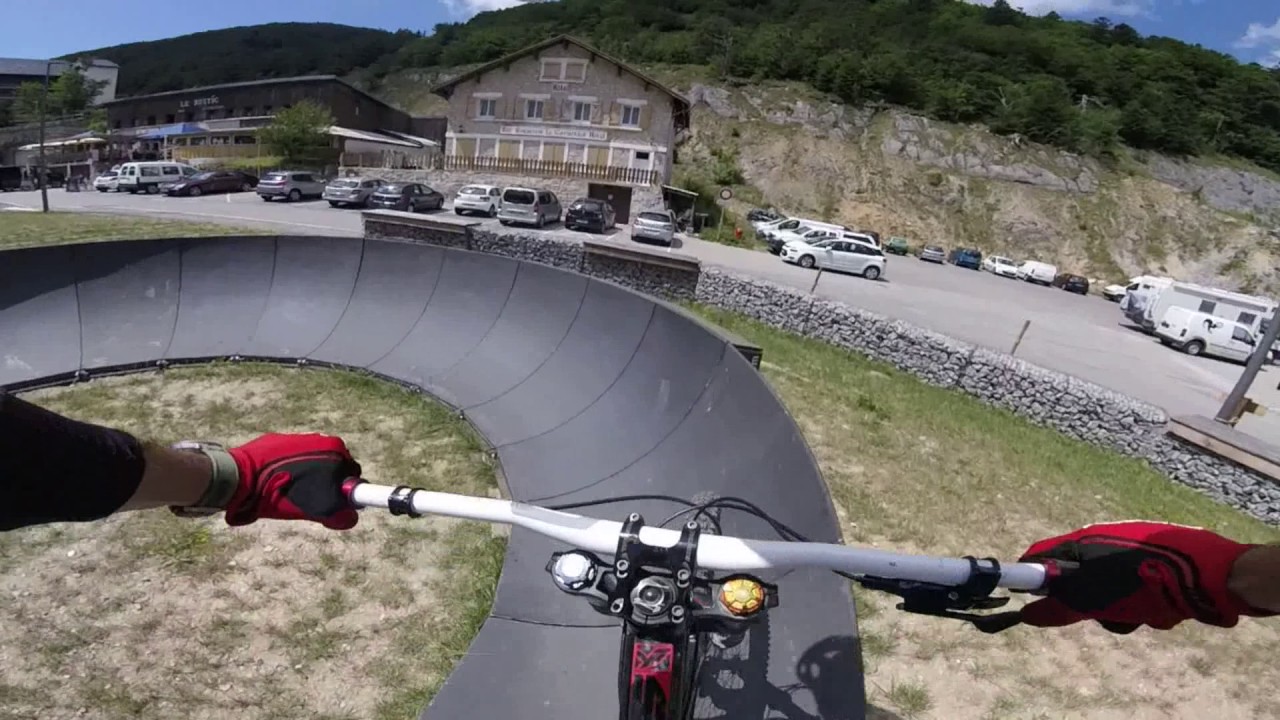 Trottinette dh & vtt DH: Col du rousset 07/2017