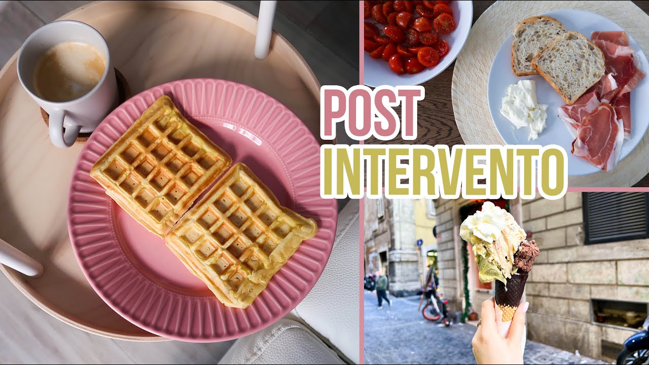 WHAT I EAT IN A DAY // post rinosettoplastica, cosa mangio? 🍦