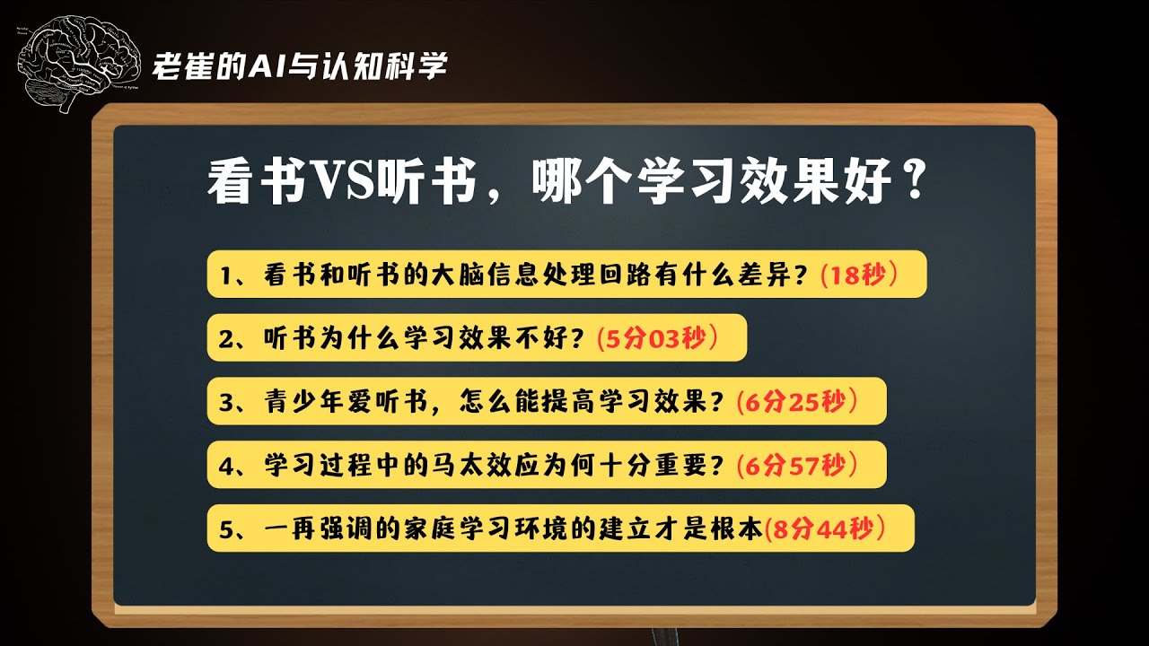 看书VS听书，哪个学习效果好？