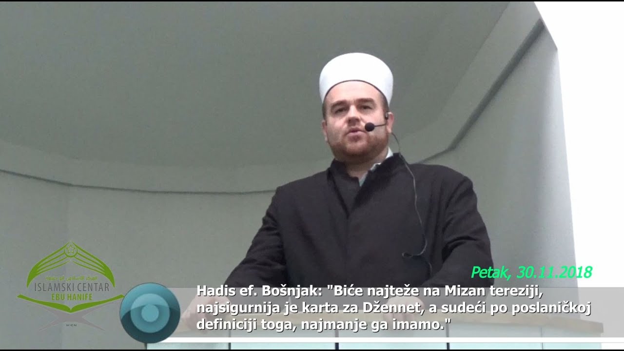 Hutba Hadis ef. Bošnjak: 