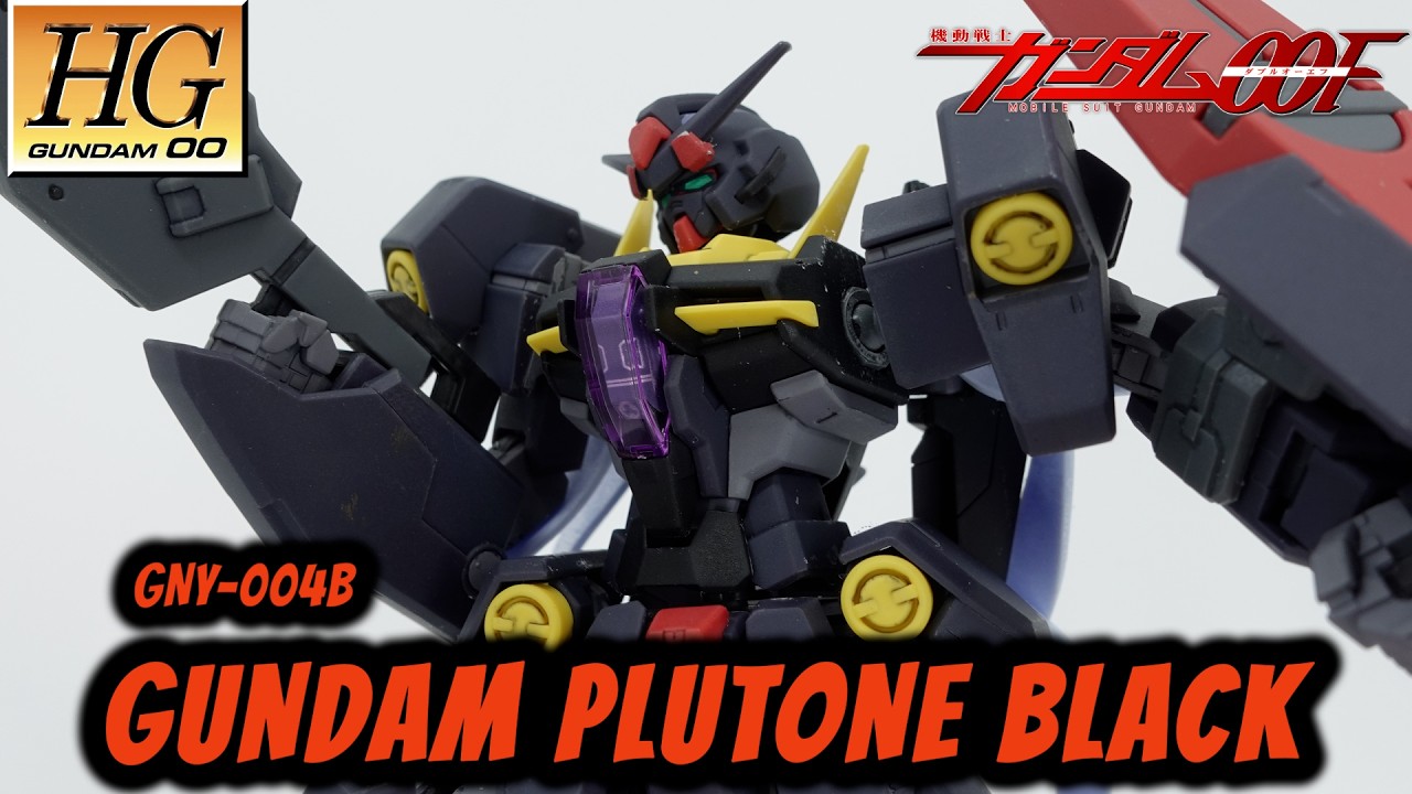 P-Bandai HG Gundam Plutone Black Review | Gundam 00F