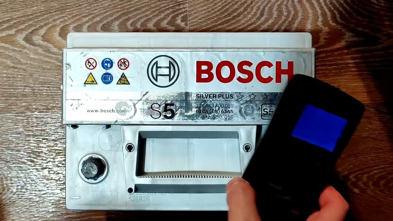 Bosch Silver Plus 63Ah 610A (S5 005) (4). Дозаряд и активное перемешивание электролита. Результаты.