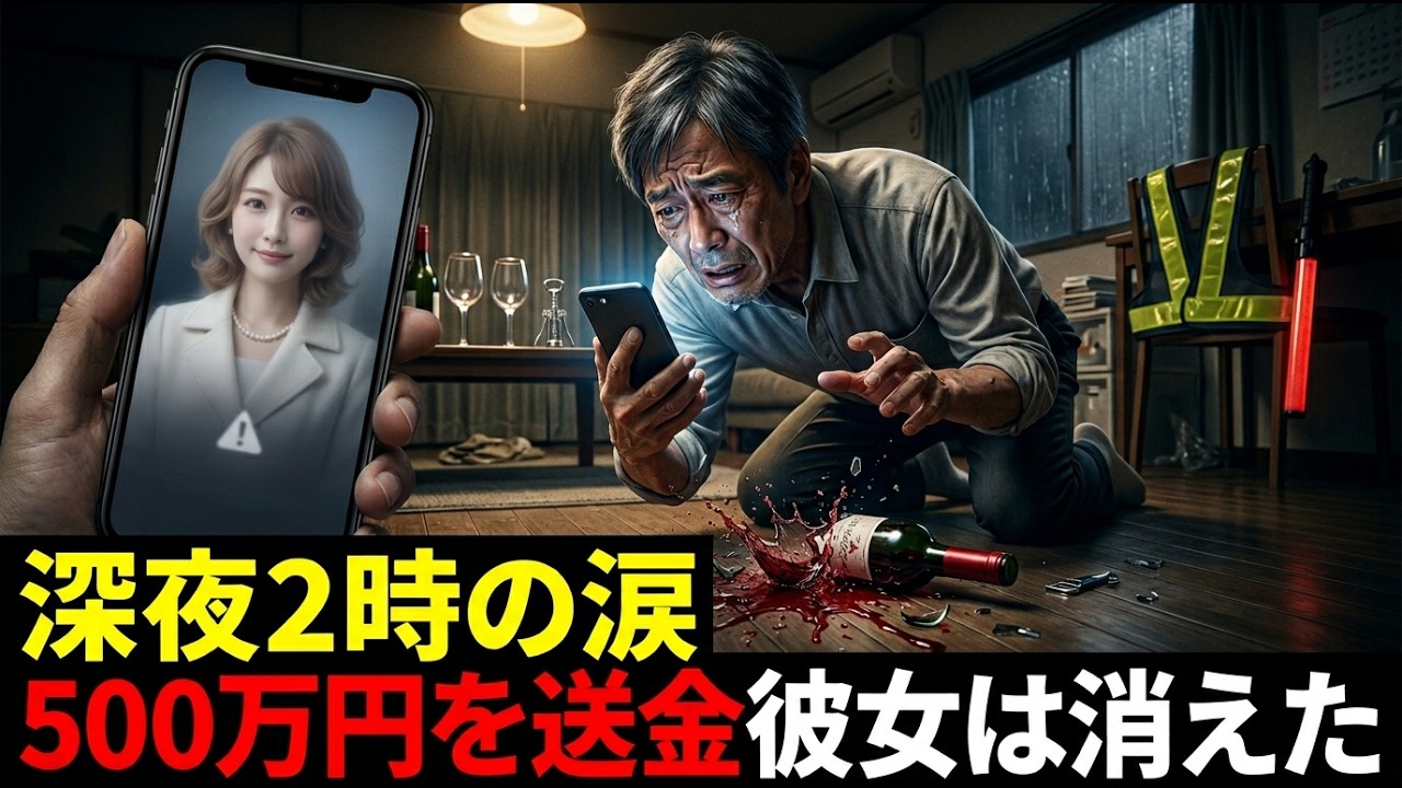 【衝撃】62歳警備員、32歳美女に心を奪われ…深夜2時の電話で“500万円”が消えた